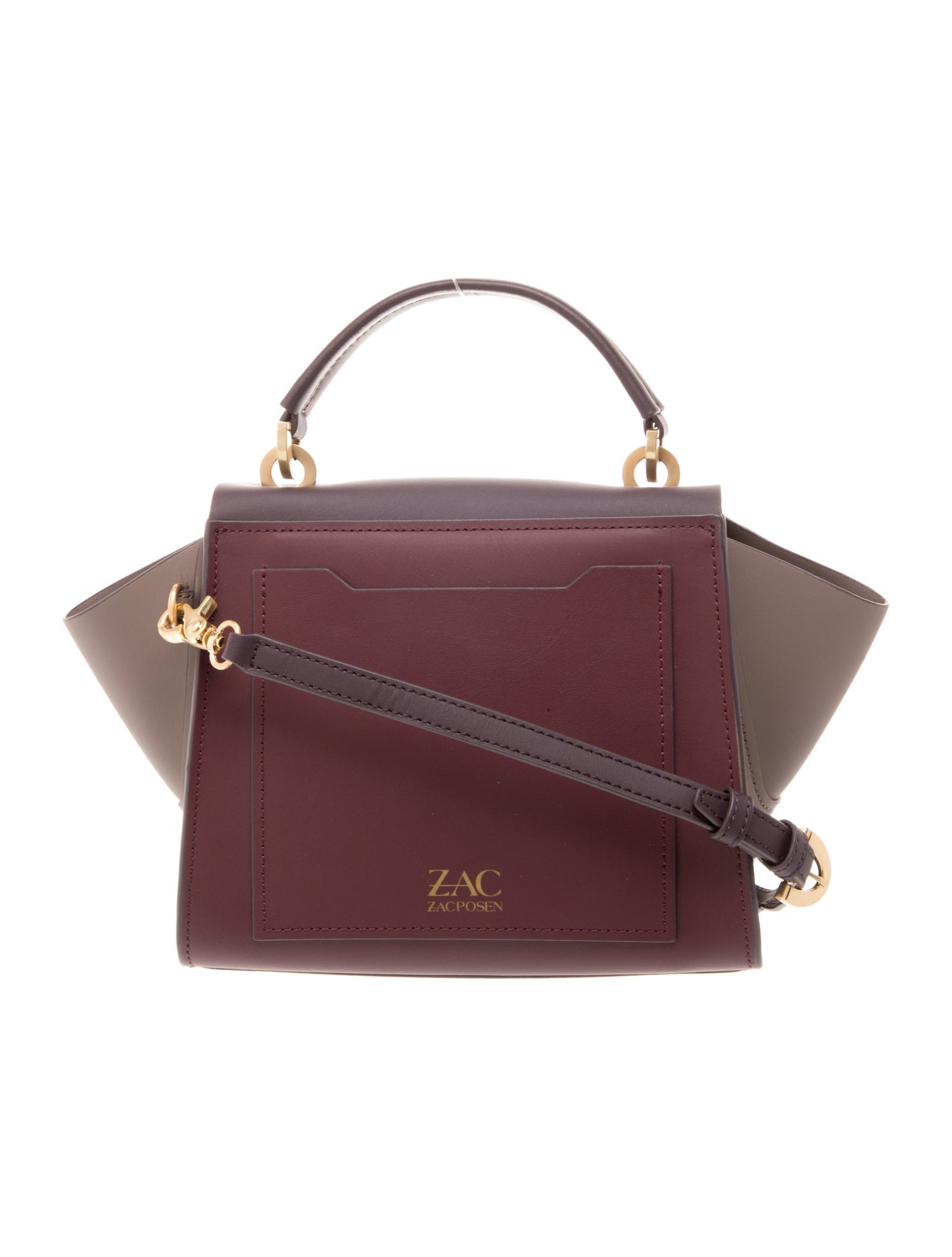 ZAC Zac Posen Leather Top Handle Bag
